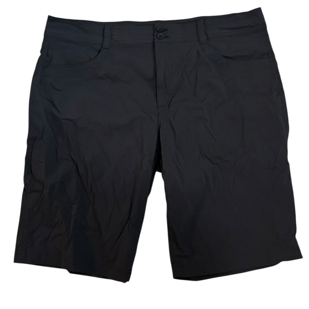 Eddie Bauer Summer Trail Shorts Womens 18 (36x11) Outdoor Hiking Black